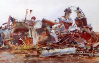 Sargent, John Singer - The Wrecked Sugar Refinery